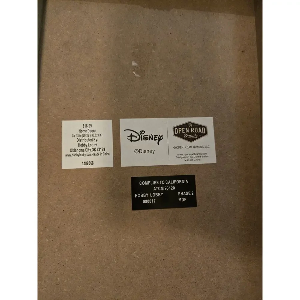 Disney The Little Mermaid Ariel Wall Art “Let Your Heart Sing” 8x13 Open Road